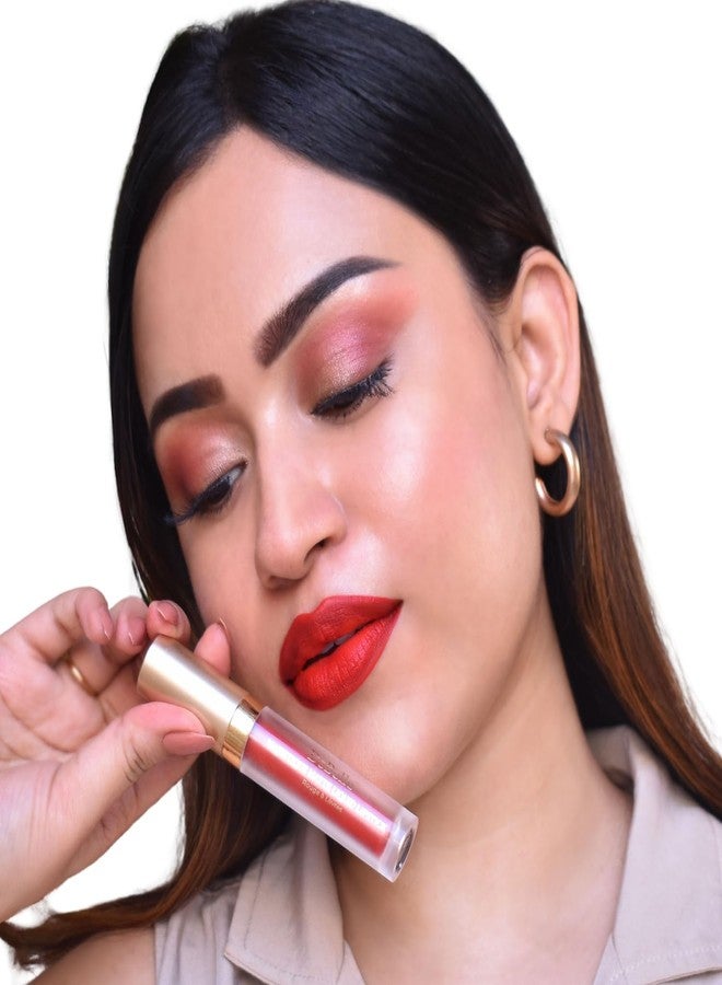 دي بيلي مجموعة أحمر شفاه سائل مطفي من ديبيل ماجستيك، رقم 9 | غني بحمض الهيالورونيك وزبدة الشيا | مقاوم للتلطخ | يدوم 7 ساعات | 31.5 مل | 3.5 مل لكل لون | - Image 5