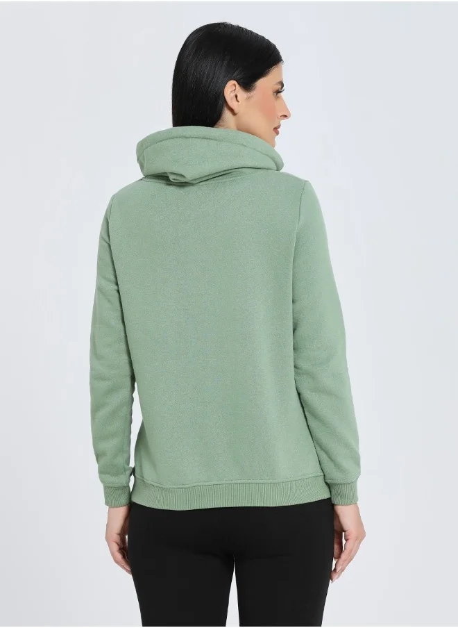 HaILYS Hailys Women's Sweatshirt , Green