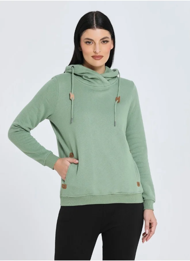 HaILYS Hailys Women's Sweatshirt , Green