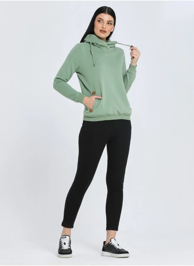 HaILYS Hailys Women's Sweatshirt , Green