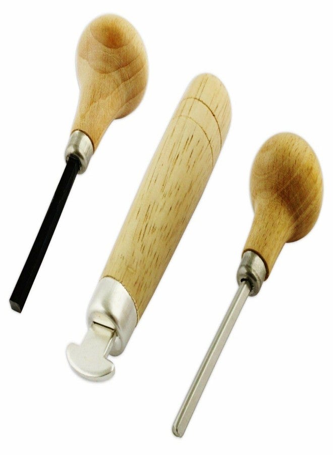Megacast Stone Setting Tools, Jewelry Stone Prong Pusher, Bezel Pusher & Roller Set of 3 - Image 5