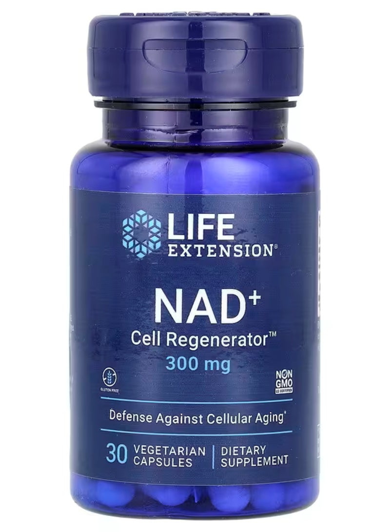 لايف إكستنشن لايف إكستانشن‏, NAD+ Cell Regenerator، بمقدار 300 ملجم، 30 كبسولة نباتية