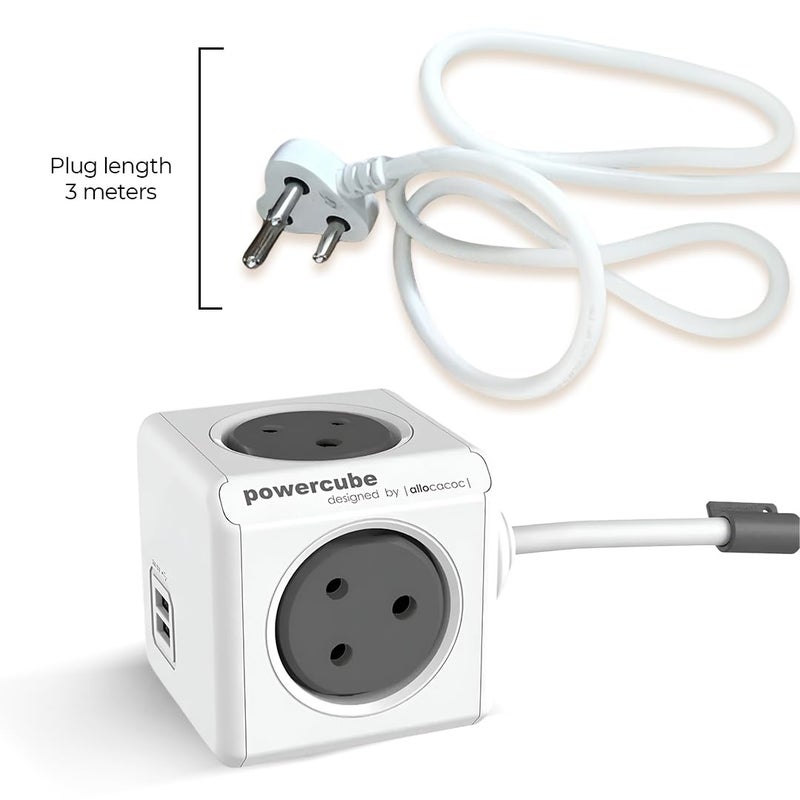 Allocacoc 2500 فولت 6804/INEUPC مقبس طاقة متعدد المنافذ - Image 4