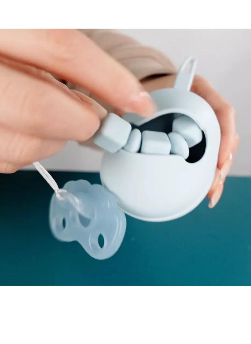 Pacifier holder, dishwasher silicone pacifier pocket