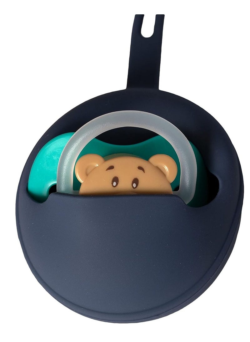Pacifier holder, dishwasher silicone pacifier pocket
