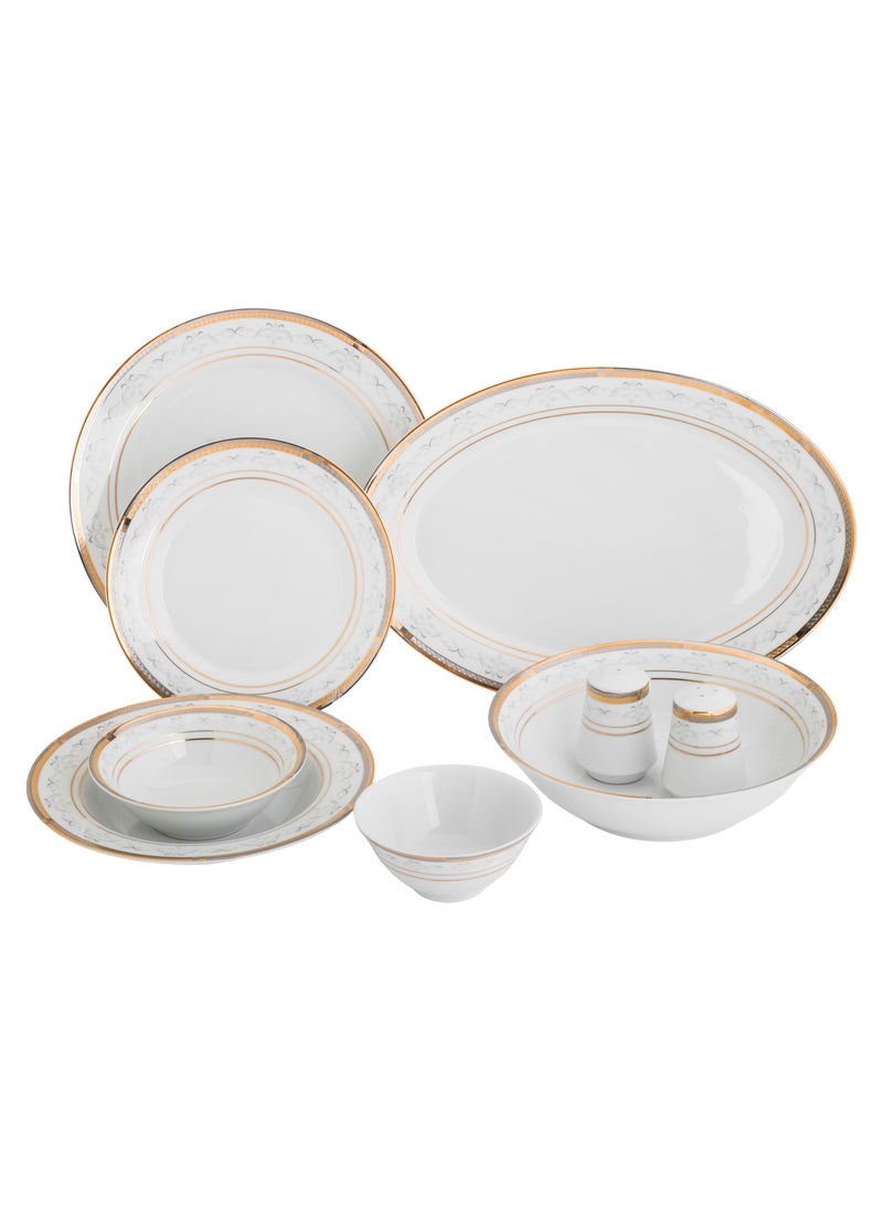 كازا روزا طقم عشاء من البورسلين 32 قطعة لـ 6 أشخاص - Image 1