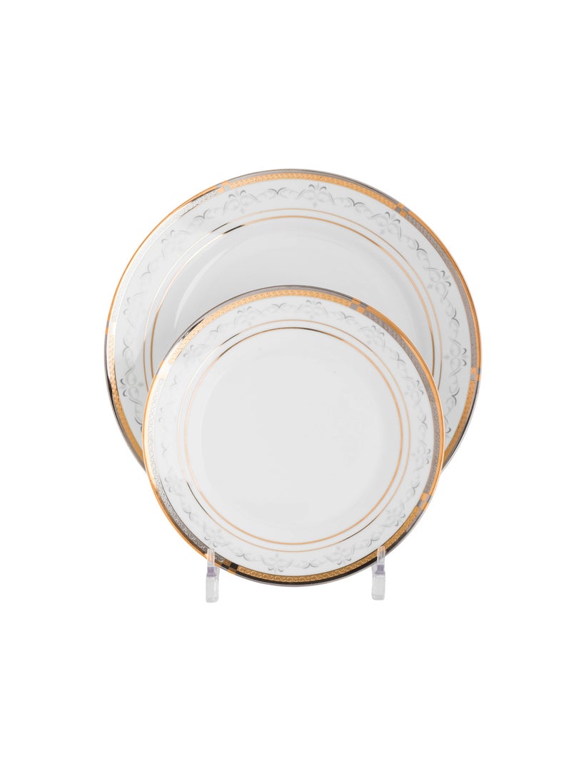 كازا روزا طقم عشاء من البورسلين 32 قطعة لـ 6 أشخاص - Image 2
