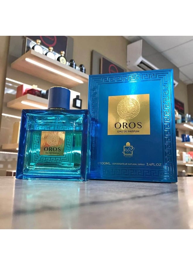 Milestone™ - Oros Eau De Parfum For Men - 100ml( Versace Eros ) - Image 1