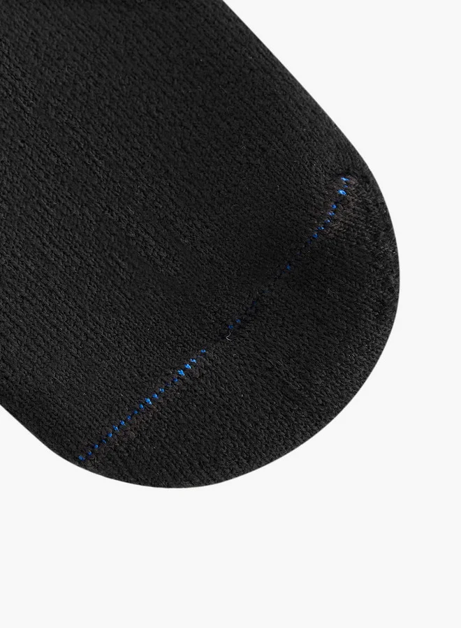 Le Confort Textured Non Terry Crew Length Socks - Set of 3