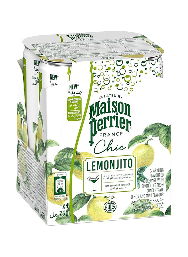 Maison Perrier مايزون بيرييه شيك ليمونجيتو علبة رفيعة 250 مل - عبوة من 24 - Image 2
