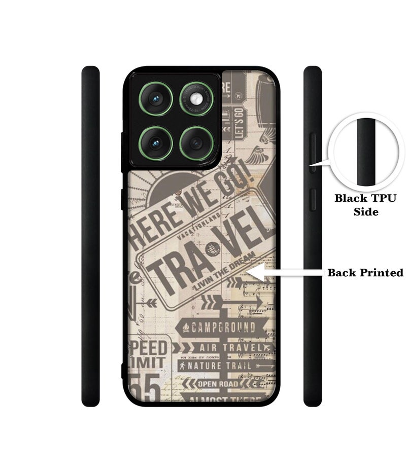 Casotec Travel Design Premium 2D Printed Metal Back Case Cover for Motorola Moto Edge 60 5G / Edge 60 Fusion 5G - Image 2