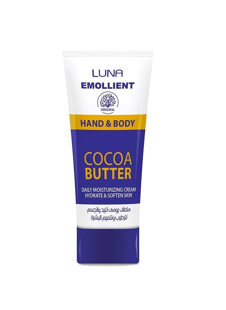 Luna Luna Emollient hand & body cream with cocoa butter 75gm 