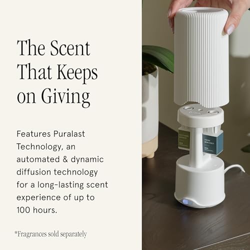 Pura Plus Smart Home Fragrance Diffuser for Large Spaces - Adjust Scent Intensity, Set Schedules & Timers, and More in Pura App - Fragrances Sold Separately - White - Image 4