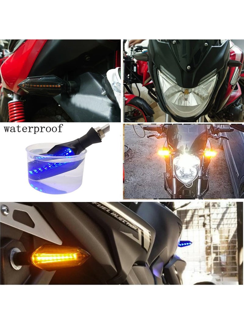 Generic - Pair of Universal Motorcycle Modified Bike Turn Indicator Light | Led Turning Light Horizon Modification Light | Flasher Motorcycle Front Rear LED Signal Lights - Image 1