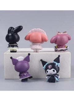 Sanrio Kuromi Collectible Figure For Kids 5 Pcs Set 4x3 cm  - Image 3