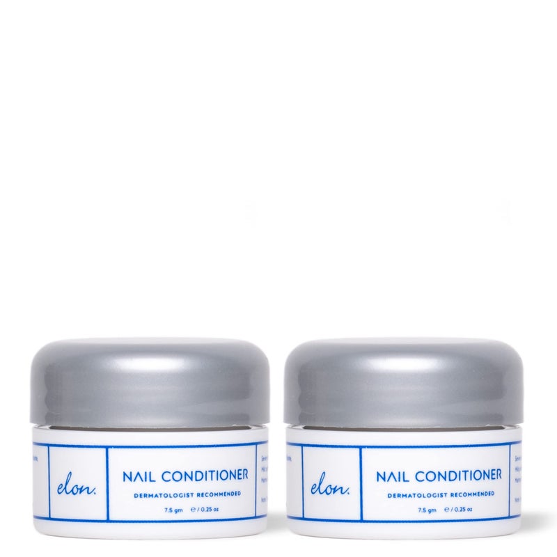 Elon LanolinRich Nail StrengthenerConditions Nails Protects Cuticles Recommended by Dermatologists Podiatrists 2 Pack 75g jar