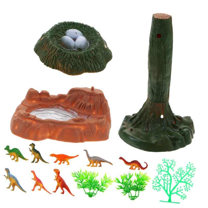 2 Sets Mini Dinosaur Figures For Sand Table Landscaping Dinosaur Party Decor - Image 2