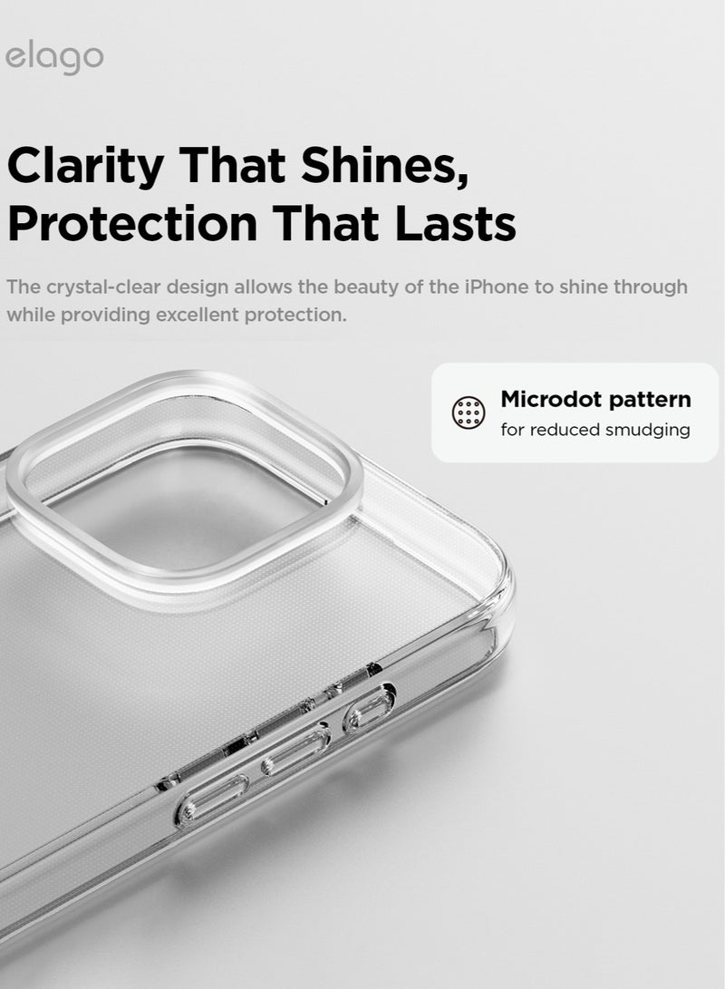 Elago Hybrid Clear for iPhone 16 Pro MAX Mil Grade Drop Protection Case Cover - Transparent - Image 3