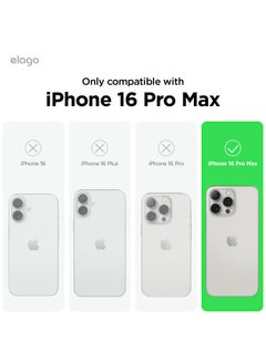 Elago Hybrid Clear for iPhone 16 Pro MAX Mil Grade Drop Protection Case Cover - Transparent  - Image 2