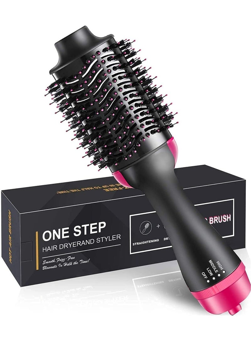 ELTRAZONE 4-in-1 Professional Hair Dryer Brush - One-Step Volumizer Round Brush for Blow Drying - Image 1