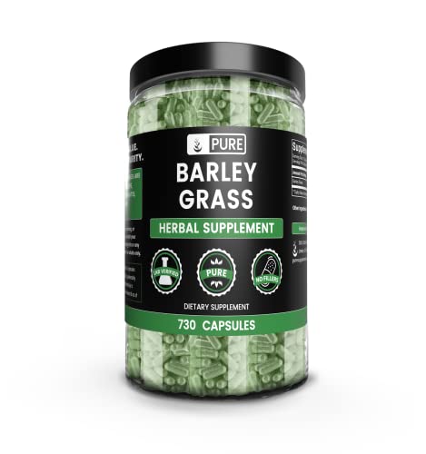 PURE ORIGINAL INGREDIENTS Pure Original Ingredients Barley Grass 730 Capsules No Magnesium Or Rice Fillers Always Pure