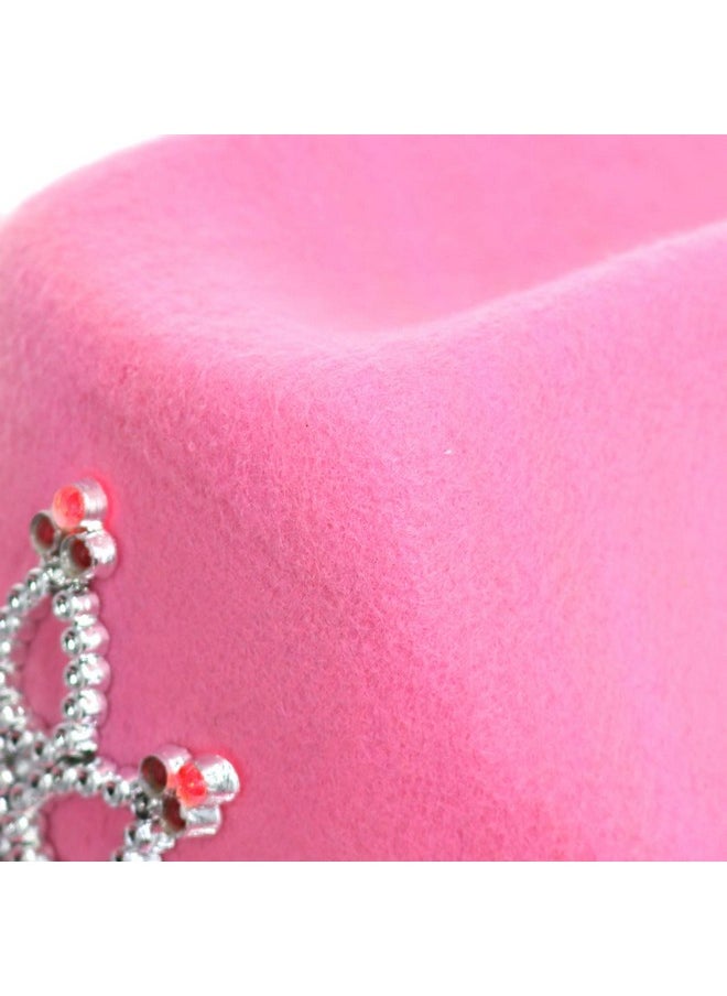 GiftExpress GiftExpress CHILD LED Blinking Pink Tiara Cowgirl hat Light Up Cowboy Hat - CHILD SIZE  - Image 5