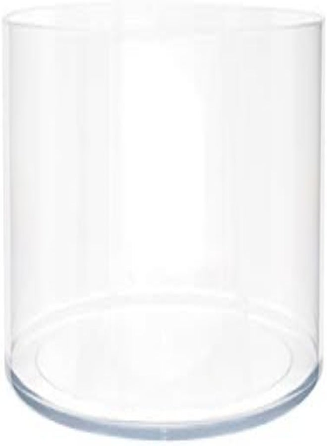 AKDC Royal Imports Flower Vase Acrylic Cylinder - Decorative Centerpiece For Home Or Wedding - Non Breakable Plastic, 8"X4" Short Round - Clear - Image 5