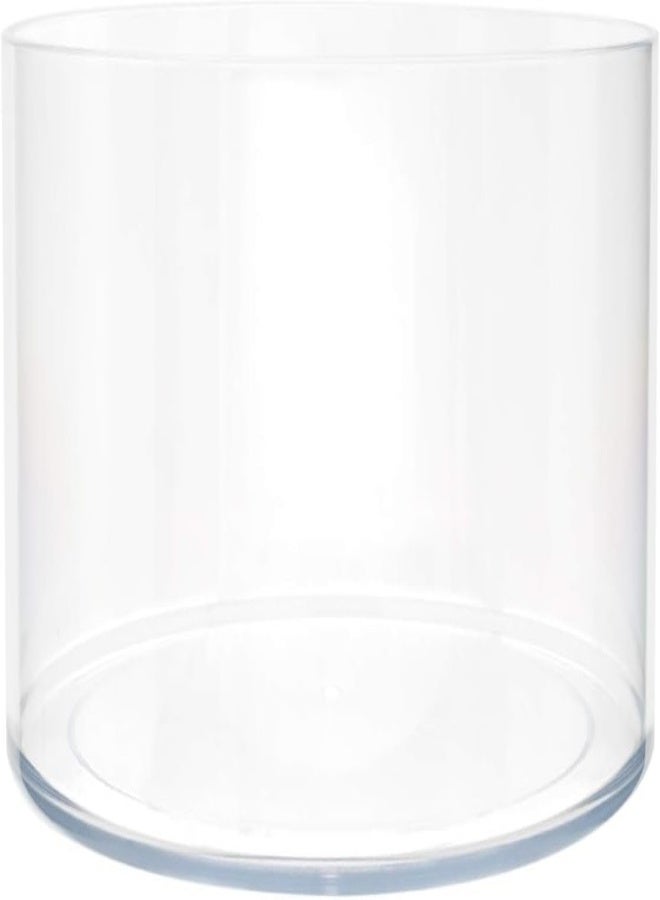 AKDC Royal Imports Flower Vase Acrylic Cylinder - Decorative Centerpiece For Home Or Wedding - Non Breakable Plastic, 8"X4" Short Round - Clear - Image 3