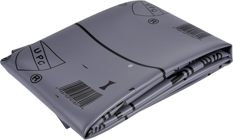 Oatey 41620 5' x 6' PVC Shower Pan Liner Kit with Dam Corners, 40 mil, Gray - Image 2