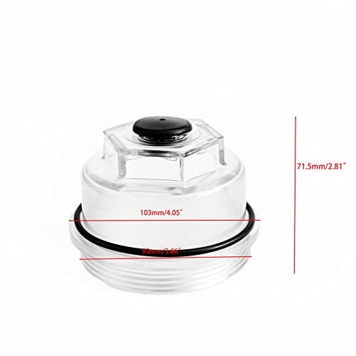 gtpartes Replacement for 3-3/4" Oil Cap w/O Ring & Plug 10K-16000# Quality Rockwell Trailer Axle Bearing 12011-1 - Image 2