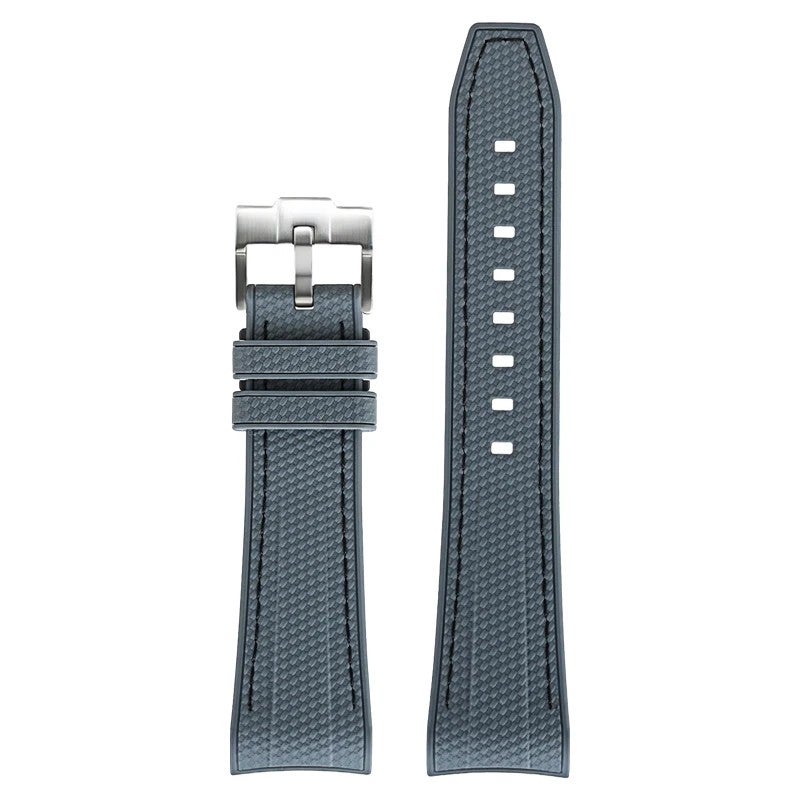 Bluejw Hot Sale 22mm TPU Rubber Watch Strap with Curved Ends – Replacement Band for Swatch & Blancpain 5 OCEANS Watches - Image 1