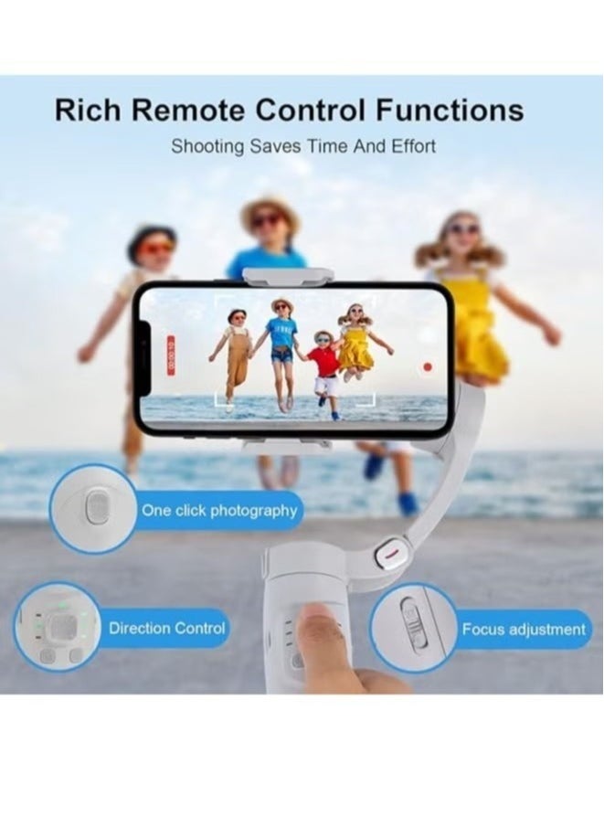 ACLIX M1 3-Axis Foldable & Pocket size Anti -Shake Smartphone Gimbal Stabilizer with Face Tracking & Bluetooth Control fit for iPhone/Android Ideal for TikTok, YouTube, and vlogging etc  - Image 5