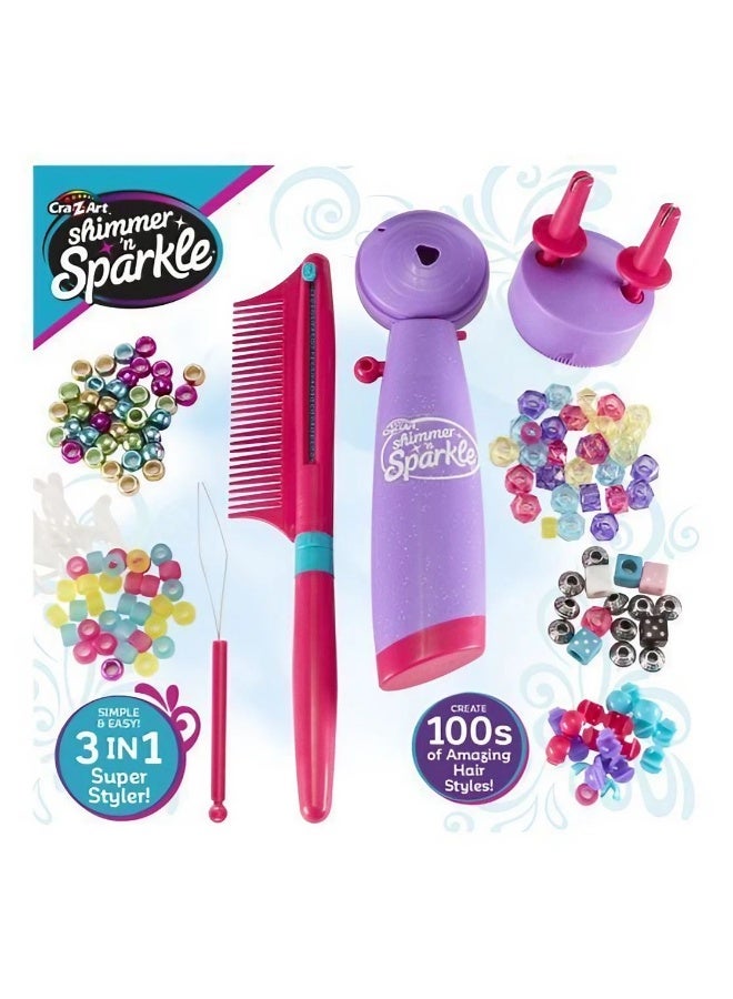 Cra-Z-Art Shimmer N Sparkle 3-in-1 Deluxe Styler Set - Image 2