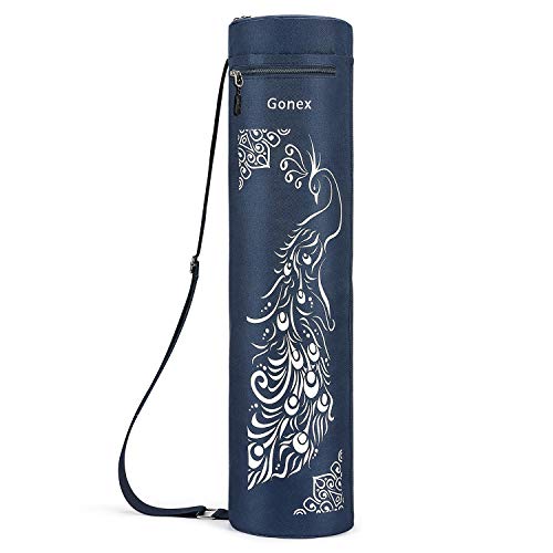 Gonex Yoga Mat Bag, Yoga Mat Carrier Full-Zip Exercise Yoga Mat Carry Bag for Women Men with 2 Multi-Functional Storage Cargo Pockets Extra Wide Adjustable Shoulder Strap - Image 1