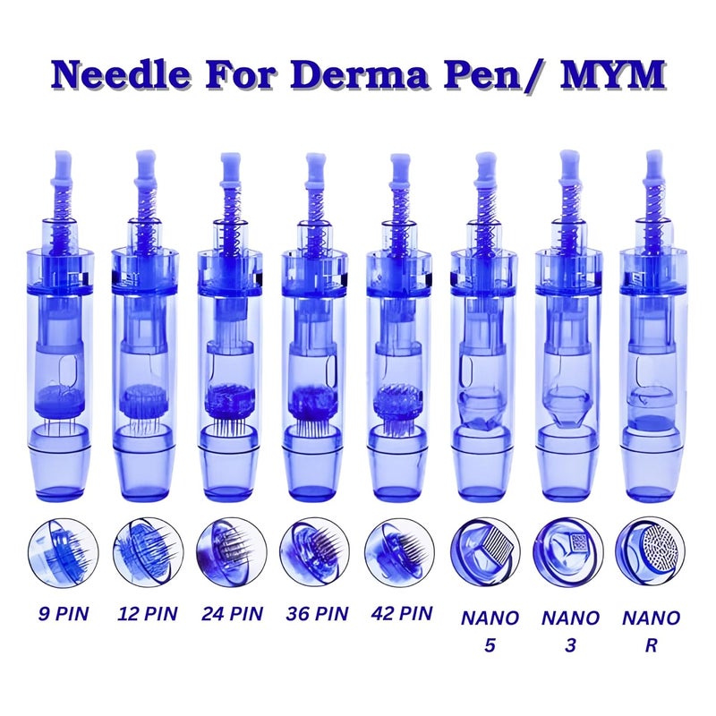 Kostech dr Derma Pen Ultima A6 36 Pins Cartridges Needle - Healthy Care Derma Pen Ultima A6 Electric Micro Needle Pen Bayonet Replacement Parts 0.25 mm - (Pack of 5) - Image 4