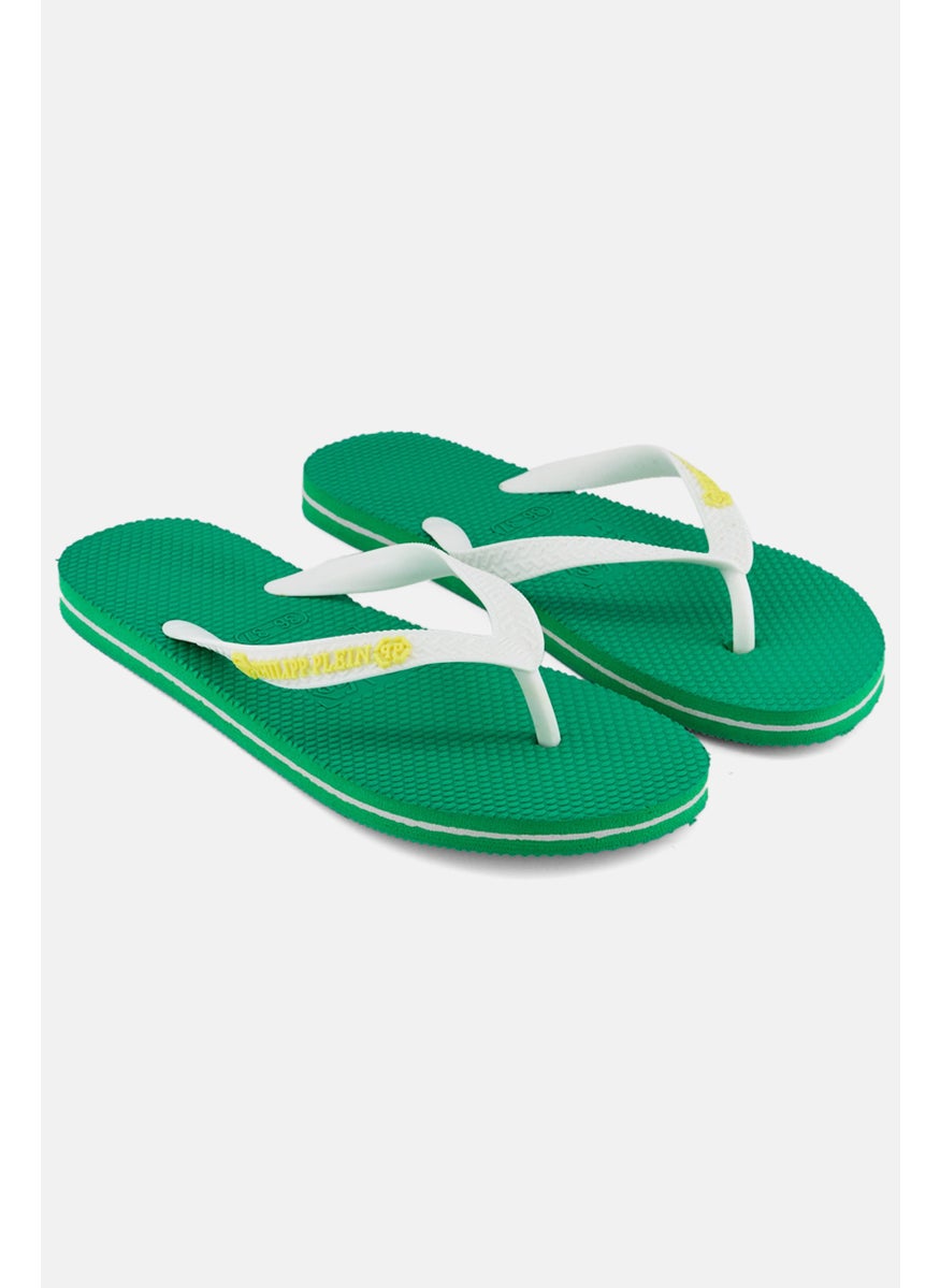 PHILIPP PLEIN Men Slip On Slippers, Yellow  - Image 1