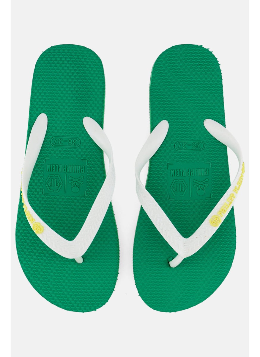 PHILIPP PLEIN Men Slip On Slippers, Yellow  - Image 3