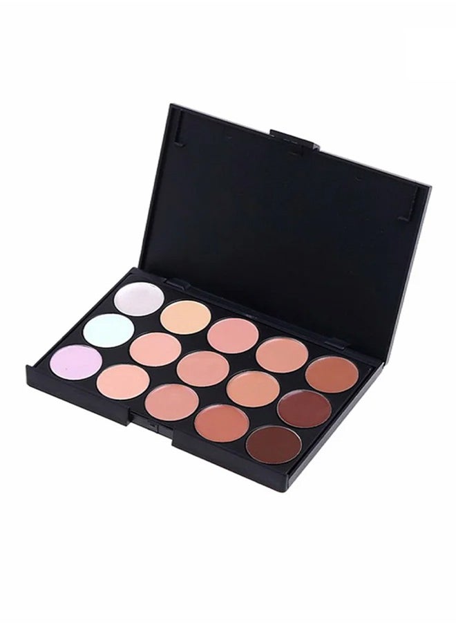 OCHEAL - 15-Colour Concealer Makeup Palette Set Multicolour ,Colour Professional Foundation Concealer Palette,For dark circles, lines, contouring and uneven skin tone - Image 1