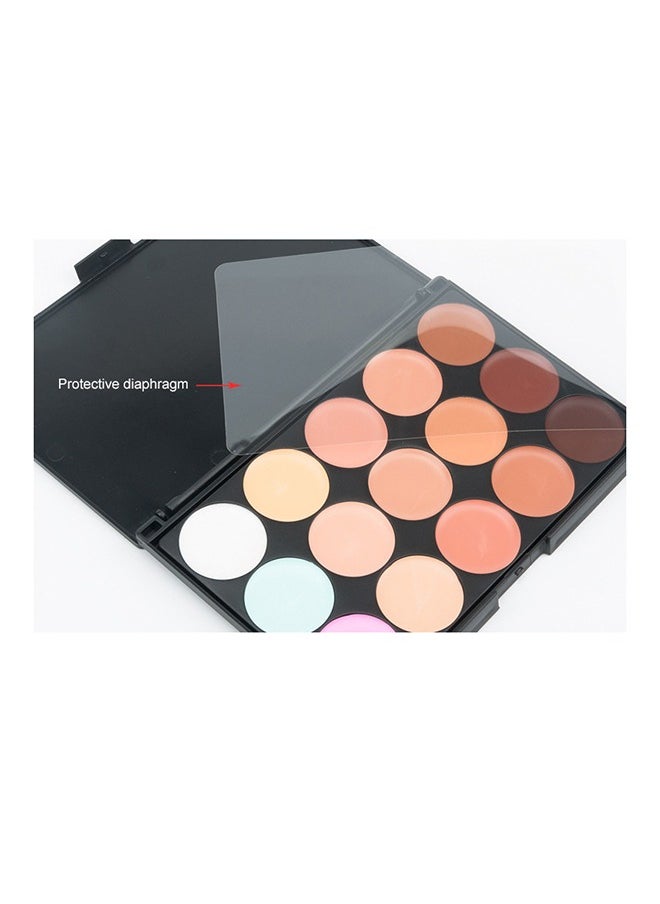 OCHEAL - 15-Colour Concealer Makeup Palette Set Multicolour ,Colour Professional Foundation Concealer Palette,For dark circles, lines, contouring and uneven skin tone - Image 1