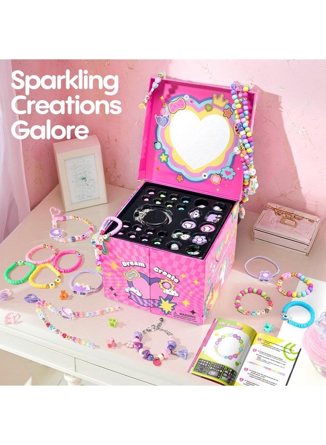 تومونس مجموعة صنع الأساور للفتيات من سن 6 إلى 12 عامًا، تلهم الإبداع والخيال، مجموعة صنع المجوهرات - هدايا حرفية فريدة لأعياد الميلاد والكريسماس للفتيات من سن 6 إلى 7 سنوات - Image 5