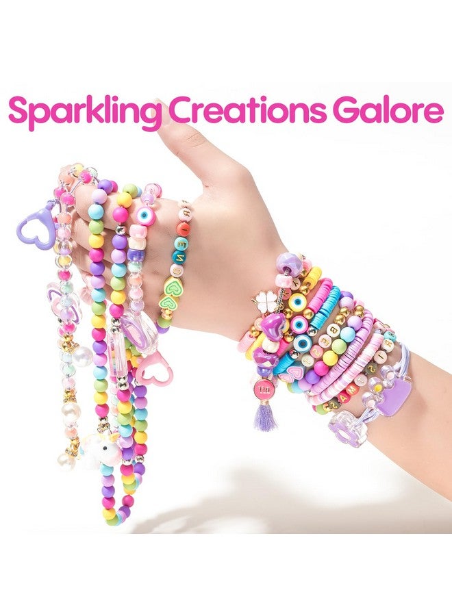 تومونس مجموعة صنع الأساور للفتيات من سن 6 إلى 12 عامًا، تلهم الإبداع والخيال، مجموعة صنع المجوهرات - هدايا حرفية فريدة لأعياد الميلاد والكريسماس للفتيات من سن 6 إلى 7 سنوات - Image 3