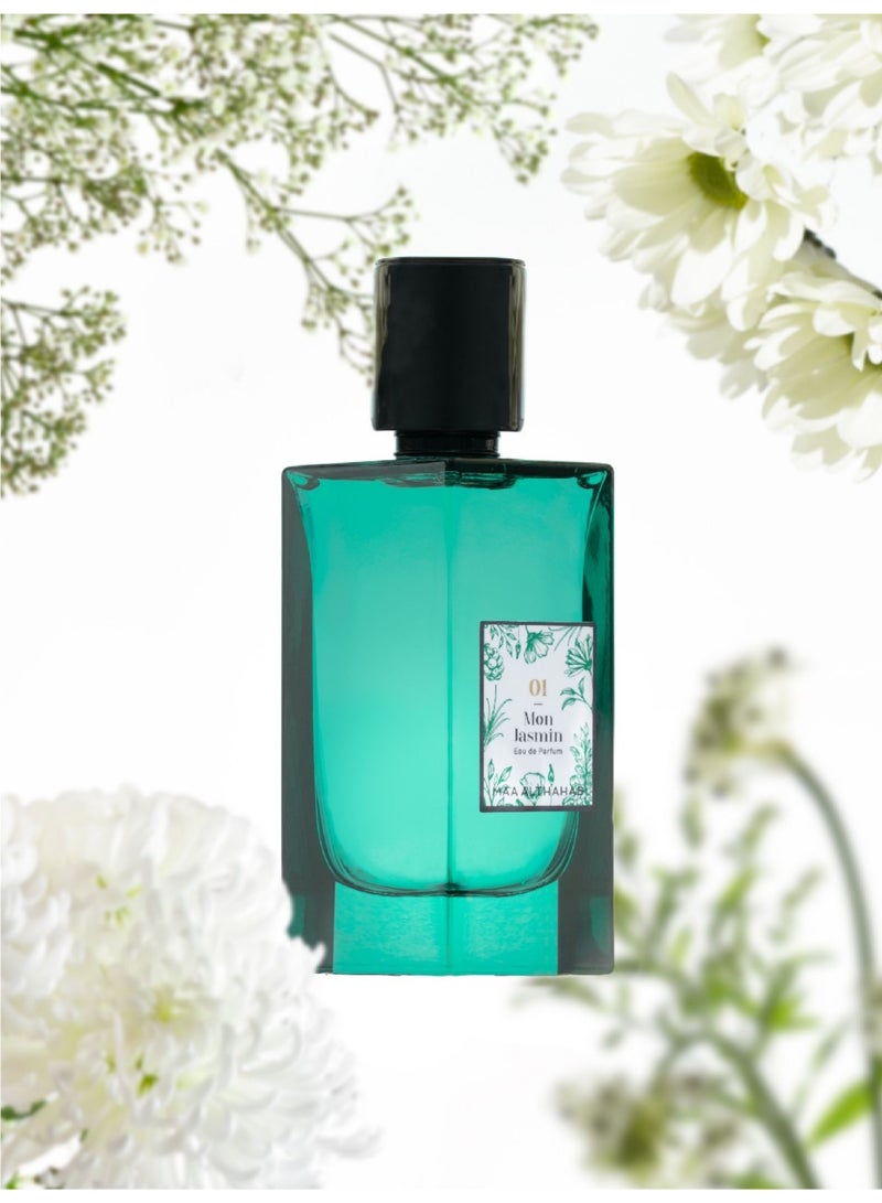 ماء الذهب | مون جاسمين أو دو بارفان | عطر زهري ثابت يدوم طويلاً وبرائحة أنيقة | 75 مل | للنساء اللواتي يجسدن الرقي والجمال الخالد - Image 4
