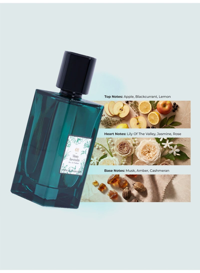 MAA ALTHAHAB | Mon Jasmin EDP | Long-Lasting & Elegant Floral Scent | 75 ML | For Women Who Embrace Grace & Timeless Beauty - Image 3