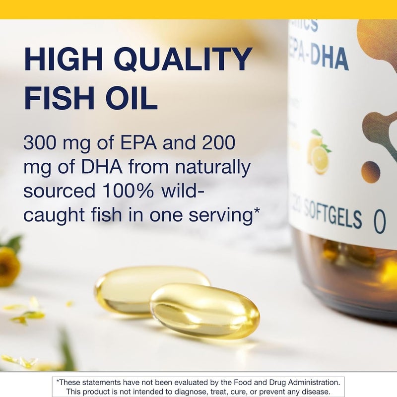 Metagenics OmegaGenics EPADHA 500  High Potency  Supports Cardiovascular Health  Fish Oil EPA DHA  Purity  Quality Tested  NonGMO  GlutenFree  120 Count - Image 4