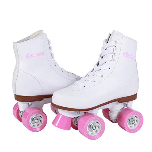 Chicago Girls Rink Roller Skates – Classic High-Top Quad Skates, Padded Ankle Collar, 54mm Urethane Wheels, Adjustable Trucks, Indoor & Outdoor - Image 4