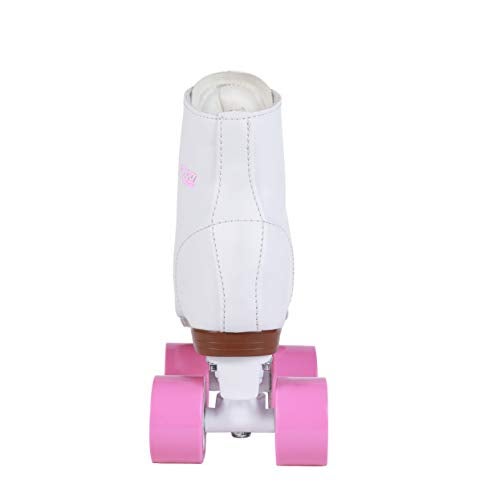Chicago Girls Rink Roller Skates – Classic High-Top Quad Skates, Padded Ankle Collar, 54mm Urethane Wheels, Adjustable Trucks, Indoor & Outdoor - Image 3