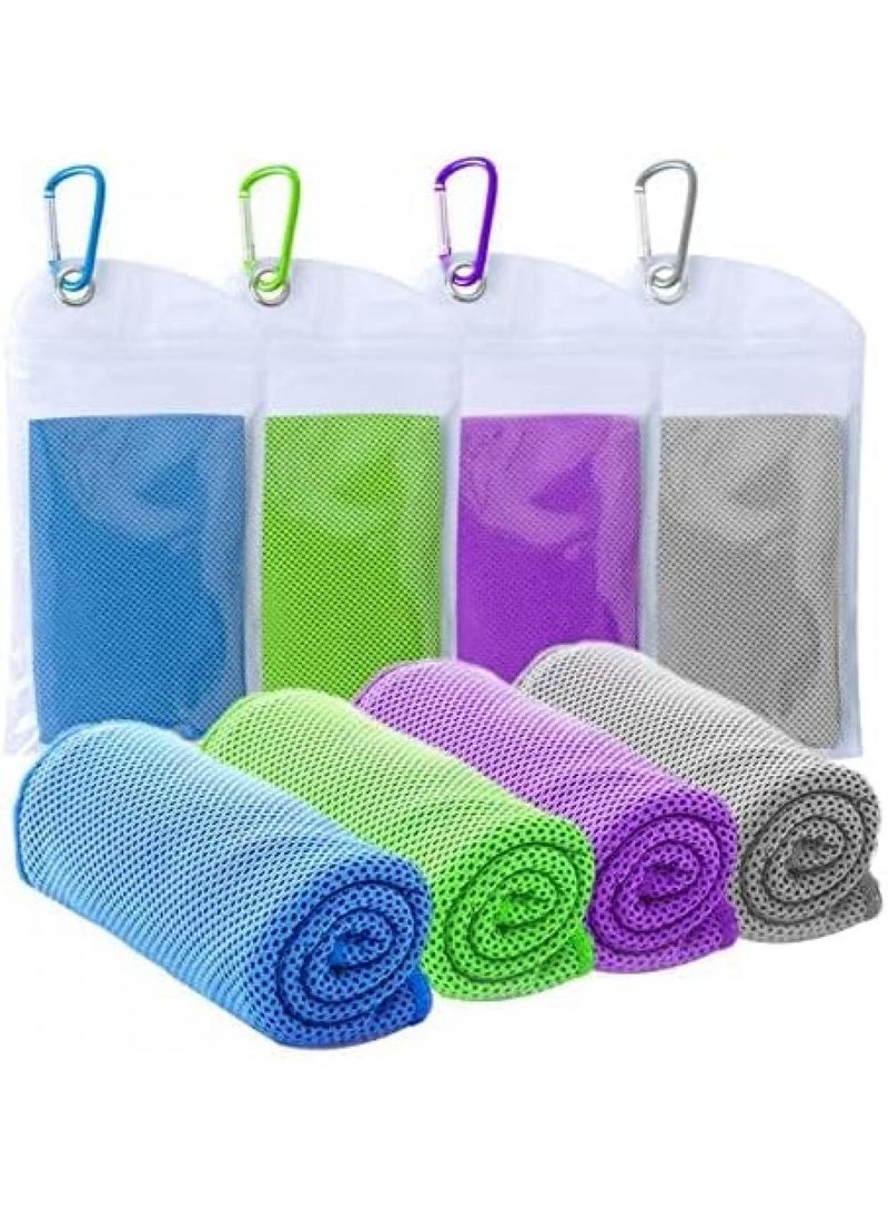 Y&D 4 Piece Sports Quick Drying Ice Towel - Image 1