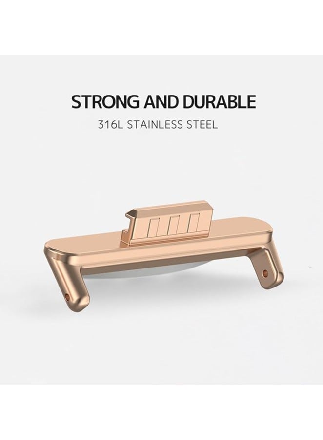 2 pieces 20 mm watch strap connectors compatible with Huawei Watch Fit 3 bracelet adapter stainless steel Huawei Fit 3 watch strap connector for Huawei Fit 3 band plug Huawei Fit 3 band adapter - Image 2