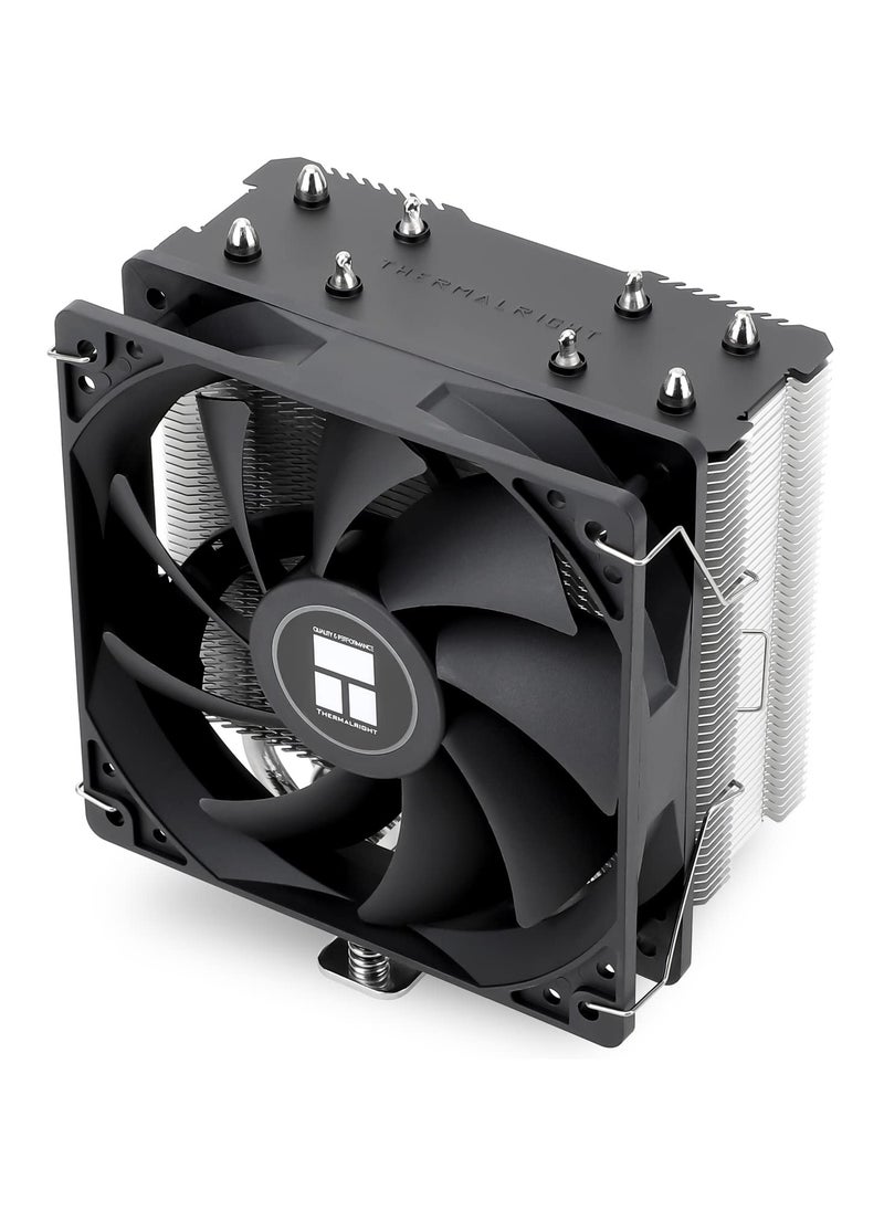 Thermalright Assassin X120 Refined SE CPU Air Cooler, 4 Heat Pipes, TL-C12C PWM Fan, Aluminium Heatsink Cover, AGHP Technology, for AMD AM4/AM5/Intel LGA 1150/1151/1155/1156/1200/1700 (AX120 R SE)  - Image 1