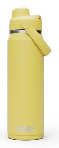 CamelBak Thrive Chug Insulated Stainless Steel Water Bottle Cold Retention with High Flow Lid for Everyday Hydration and Active Use 25oz Yellow Bloom - Image 1